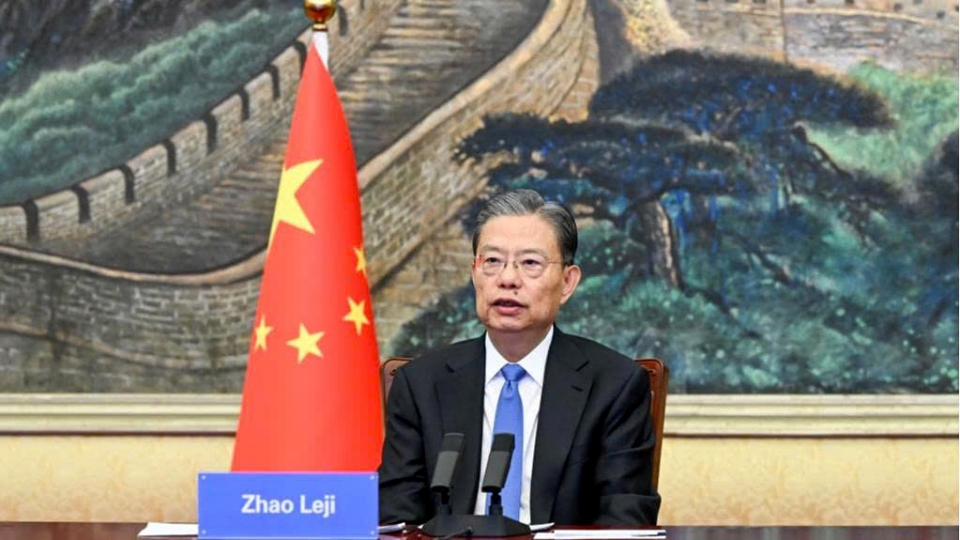 China’s top legislator Zhao Leji to visit Vietnam